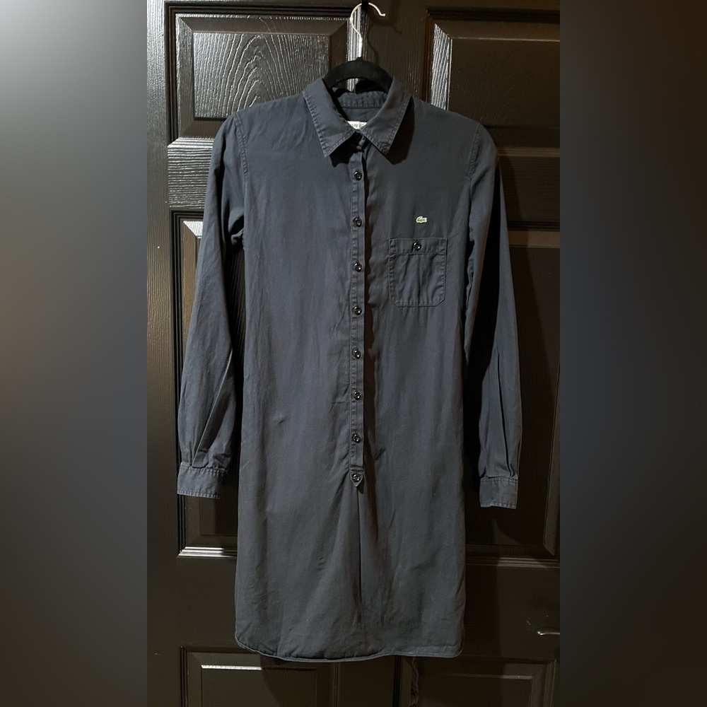 Lacoste Cotton Shirtdress